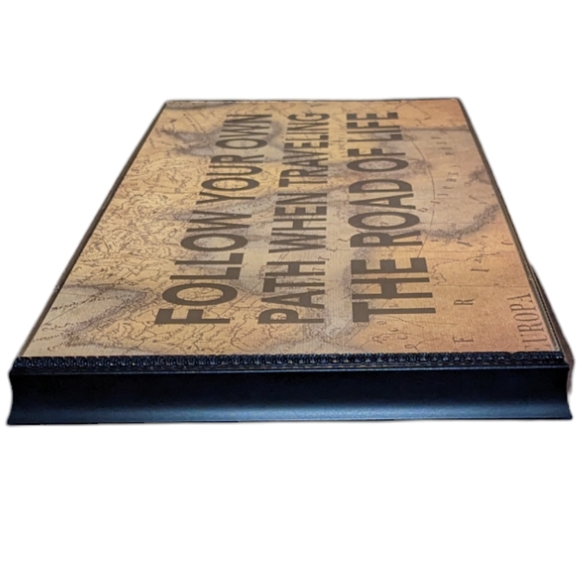 Follow Your Own Path When Travelling the Road of Life 8x20 Sentiment Box Art - Picture 6 of 16